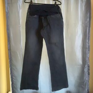 Medium motherhood over the belly bootcut jeans